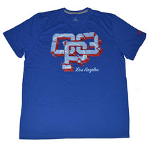 Jordan Mens Aj Interlock Tee Size XX-Large Color Royal Blue - £39.41 GBP