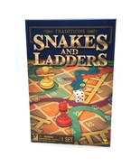 Snakes And Ladders Board Game Traditional Family Fun Activity Kids Strat... - £10.04 GBP