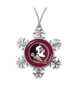 59715 Florida State FSU Seminoles Snowflake Christmas Ornament - £13.17 GBP