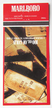 Marlboro - 100 oz. of Gold Advertisement 1994 Tobacco 30 Strike Matchbook Cover - £1.36 GBP