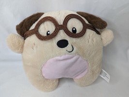 Dog With Glitter Glasses Plush 9 Inch Stuffed Animal Toy - £8.16 GBP