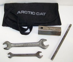 1970&#39;s vintage Arctic Cat tool pouch w/ tools Lumen Germany wrench - £47.92 GBP