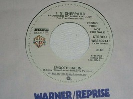 T.G. Sheppard Smooth Sailin&#39; 45 Rpm Record Vinyl Warner Bros Label Promo - £12.50 GBP