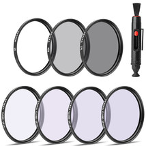 Opteka 58mm 4PC Close-Up &amp; 3PC Filter Kit for Canon EF-S 55-250mm f4-5.6 IS II - £31.96 GBP