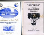 The West Point Cadet Glee Club 2003 Programs &amp; Ground Zero Certificate 2002 - $43.67