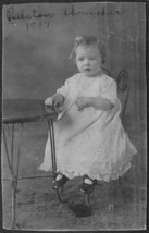 Ralston Thrasher 1917 RPPC Photo Postcard of Child Age 16 Months - £13.71 GBP