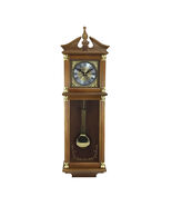 Bedford Clock Collection 34.5 Inch Chiming Pendulum Wall Clock in Antiqu... - €105,26 EUR