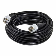 Cb Coax Cable 25Ft, Rg8X Coaxial Cable 25Ft, Uhf Pl259 Male To Male Low Loss Cb  - £38.24 GBP
