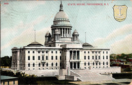 State House, Providence Rhode Island Vintage Postcard Postmarked 1909 - £5.16 GBP
