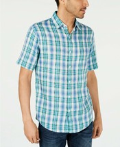 Michael Kors Men&#39;s Linen Plaid Shirt, Size XXL, MSRP $128 - $46.74
