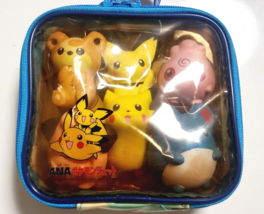 Borsa mascotte ANA Pokemon Jet Pikachu vecchia bambola morbida rara - £117.44 GBP
