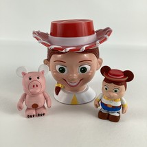 Disney Pixar Toy Story Cowgirl Jessie Flip Top Mug Vinylmation Hamm Jessie - $29.65