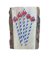 Crab Straws, crab theme, crab party, crab decor, beach straws, 10 ct - $9.41