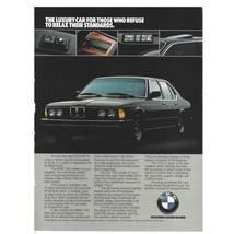 BMW 733i Sedan Print Advertisement Vintage 1984 80s Retro 8.25x11” Luxur... - $14.01