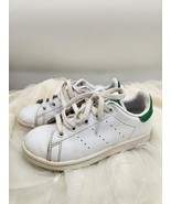 Adidas Stan Smith Sneaker White/Core Green, Kid Size 12K (7-1/4 Inch) - £13.98 GBP