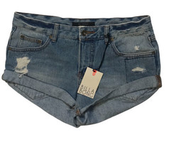 Billabong Sexy Shorts Women Size 27  Distressed Cuffed 5 Pockets High Rise - £26.99 GBP