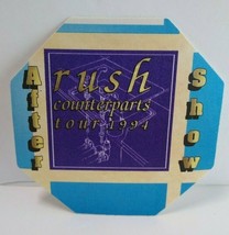 Rush Counterparts Backstage Pass Original 1994 Hard Rock Music After Show Blue - £11.04 GBP