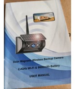 Solar Magnetic WiFi Backup Camera, Wireless Trailer Camera RV.  - €75,53 EUR