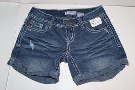 Soundgirl Raw Edge Cutoff Denim Shorts Size 0 Brand New - £15.98 GBP