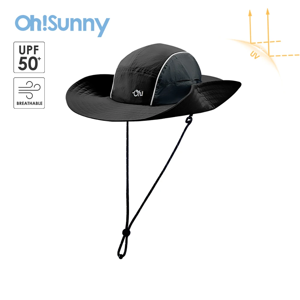 OhSunny Sunshade Caps 2024 Spring Summer New Outdoor Bucket Hats Waterproof - £47.66 GBP