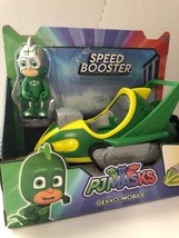 PJ Masks Speed Booster Gekko Mobile Vehicle with Figure Green Brand New - $25.73