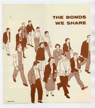 1959 United States Savings Bonds The Bonds We Share Brochure &amp; Application - £18.77 GBP