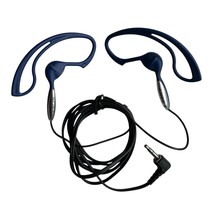 Sony Walkman SPORT Running EARHOOK HEADPHONES Earphone - Blue MDR-J10 - £13.85 GBP