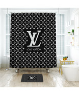 Louis_vuitton 01 Shower Curtain Bath Mat Bathroom Waterproof Decorative ... - $22.99+