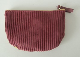 Ipsy Sept 2020 Two Color Fall Corduroy Cosmetic Makeup Bag w/ Mascara &amp; Polish - £14.89 GBP