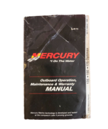 Outboard Mercury Marine Operation Maintenance Manual, 135-150-175 Optima... - £12.90 GBP