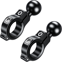 2 Pack, Aluminum Alloy Handlebar Mount Base with 1&#39;&#39; TPU Ball for Round - $46.52
