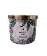 Bath &amp; Body Works Fresh Cut Lilacs Scented 3 Wick Candle 14.5 oz - $31.68