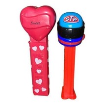 2 Pez Candy Dispenser STP NASCAR 43 &amp; Hearts Sweet - $4.17