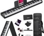 Finger Dance Folding Piano Electric Piano Keyboard With Stand Full Size ... - $233.97