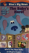 Blue&#39;s Clues-Blue&#39;s Big News-The Baby&#39;s Here!(VHS2001)TESTED-RARE VINTAGE-SHIP24 - £59.63 GBP