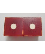 2 (1 Pair) Vintage Hacienda Red 3/4&quot; Dice Las Vegas Nevada Casino - €16,33 EUR