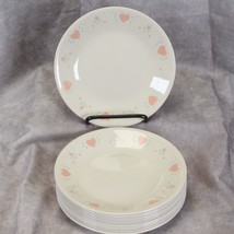 Corelle Forever Yours Salad Bread Dessert Plates 6 3/4&quot; Lot of 12 - £19.29 GBP