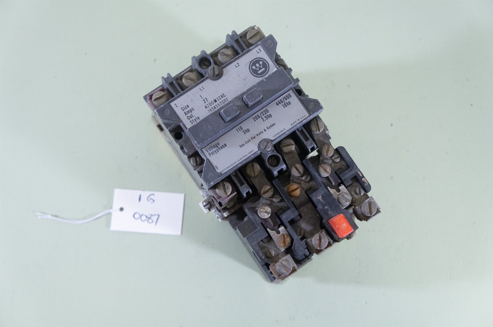 Westinghouse A200M1CAC Contactor 110/120V Coil + AN13AB + H22Heaters + 1... - $18.88