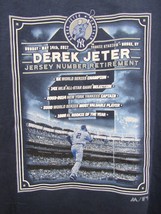 MLB Derek Jeter Yankee Stadium Number Retirement Day T-Shirt Adult L Majestic - £23.11 GBP