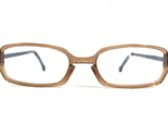 Vintage la Eyeworks Eyeglasses Frames SLIDE 663 Clear Blue Brown 50-18-135 - $65.36