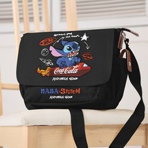 Disney Stitch&#39;s New Messenger Bag Luxury Brand Student Shoulder Bag Large-capaci - £94.08 GBP