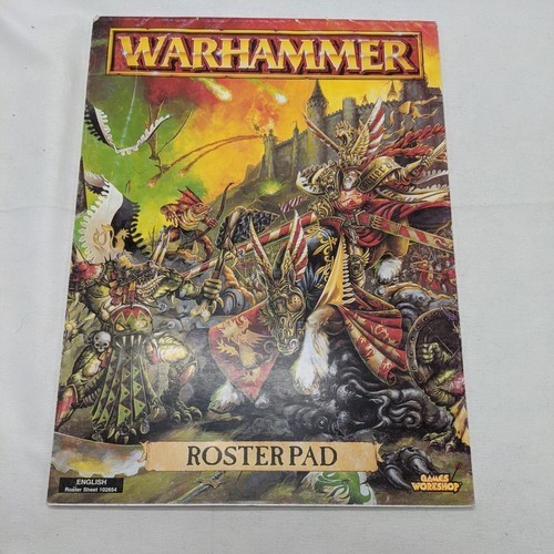 Games Workshop Warhammer Fantasy English Rooster Pad 19 Sheets - $16.03