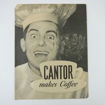 Eddie Cantor Makes Coffee Chase &amp; Sanborn Advertising Booklet Vintage 1934 - $9.99