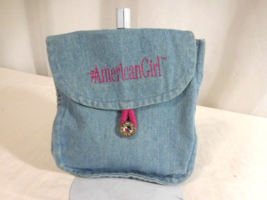 American Girl Doll Girl of Today Miss AG Bear Denim Backpack - £13.31 GBP