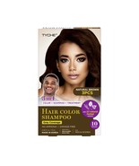 TYCHE 3 IN 1 HAIR COLOR SHAMPOO NO AMMONIA - #HLSM04 NATURAL BROWN - $4.59