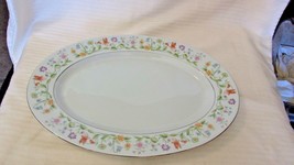 Ashley China, Eternal Love Pattern, Large Oval Platter, Multi Colored Flowers - £79.64 GBP