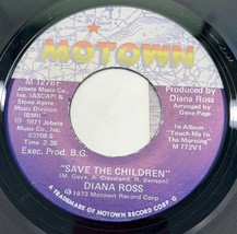 Diana Ross Save the Children / Last Time I Saw Him 45 Record Soul Motown - £5.47 GBP