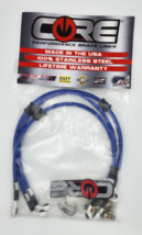 Suzuki GSXR 600 750 (Non-ABS) Brake Lines 2011-2025 Solid Blue White IN ... - $133.96 CAD
