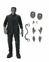 Universal Monsters  - FRANKENSTEIN Black~White Ultimate Action Figure by NECA - £33.98 GBP