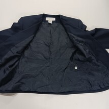 Petite Sophisticate Women's Blue/White Stripes 1-Button Blazer Jacket Size 4 image 10